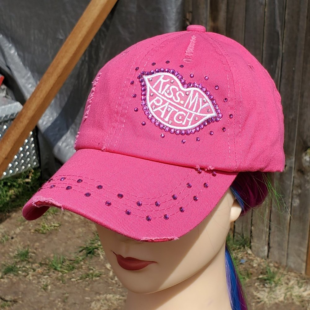 Ladies Pink BLING Hat NEW